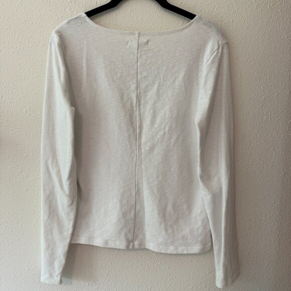 Madewell – White Long Sleeve Tee - Picture 3 of 3